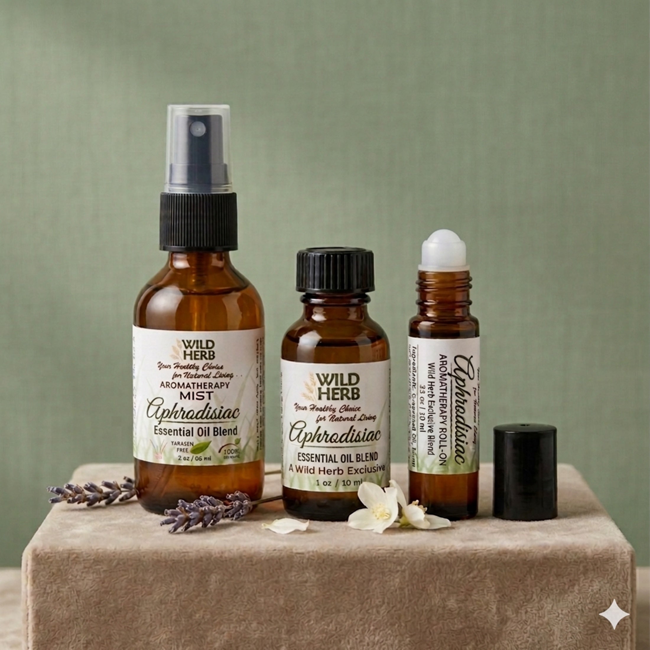 Aphrodisiac Essential Oil Blend – Romantic Scent | Wild Herb Soap Co.