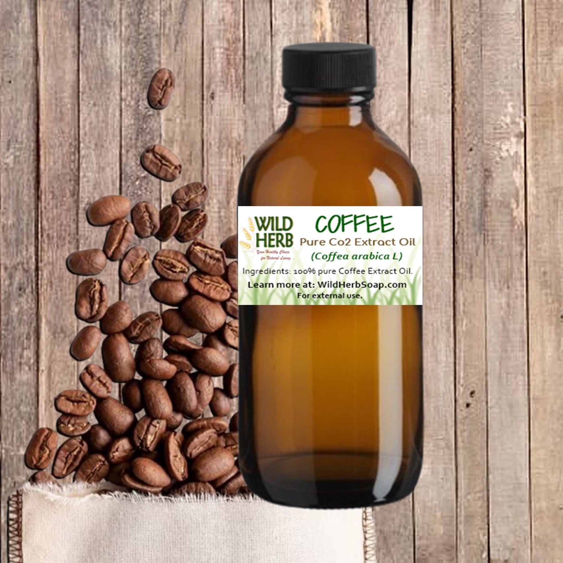 Coffee Extract, Alcohol Free-Wild Herb Your Healthy Choice for Natural Living