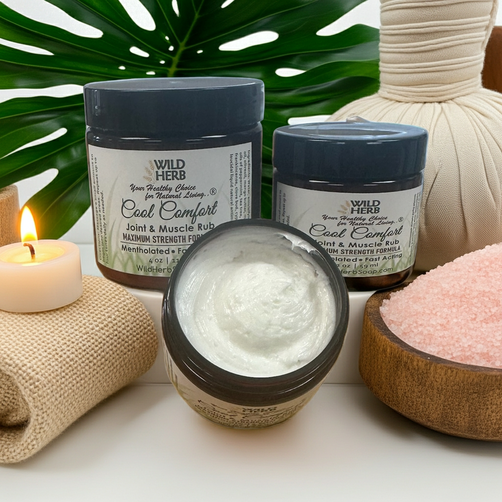 Cool Comfort Joint Muscle Aches Rub Cream | Wild Herb, Your