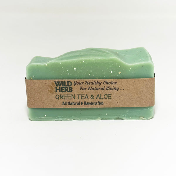 Green Tea and Aloe Natural Soap Bar