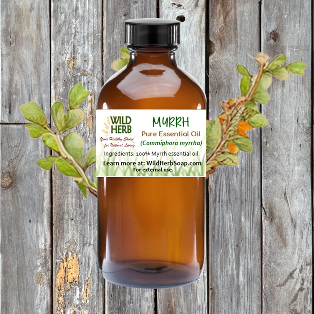Seven Souls Group Organic Myrrh Essential Oil – Floral Scent – USA Made