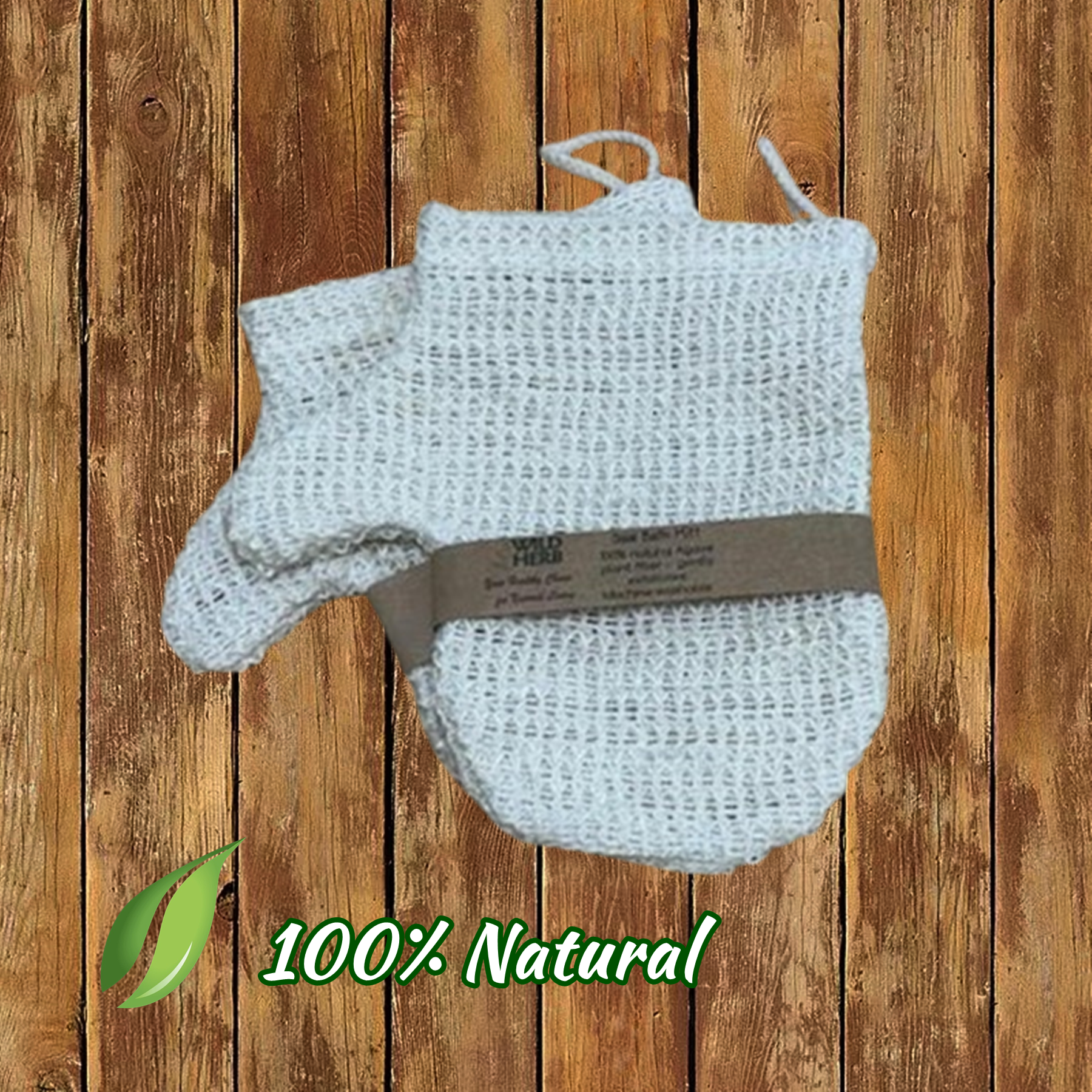 Sisal Natural Exfoliating Mitt (Set of 2)-Wild Herb Your Healthy Choice for Natural Living