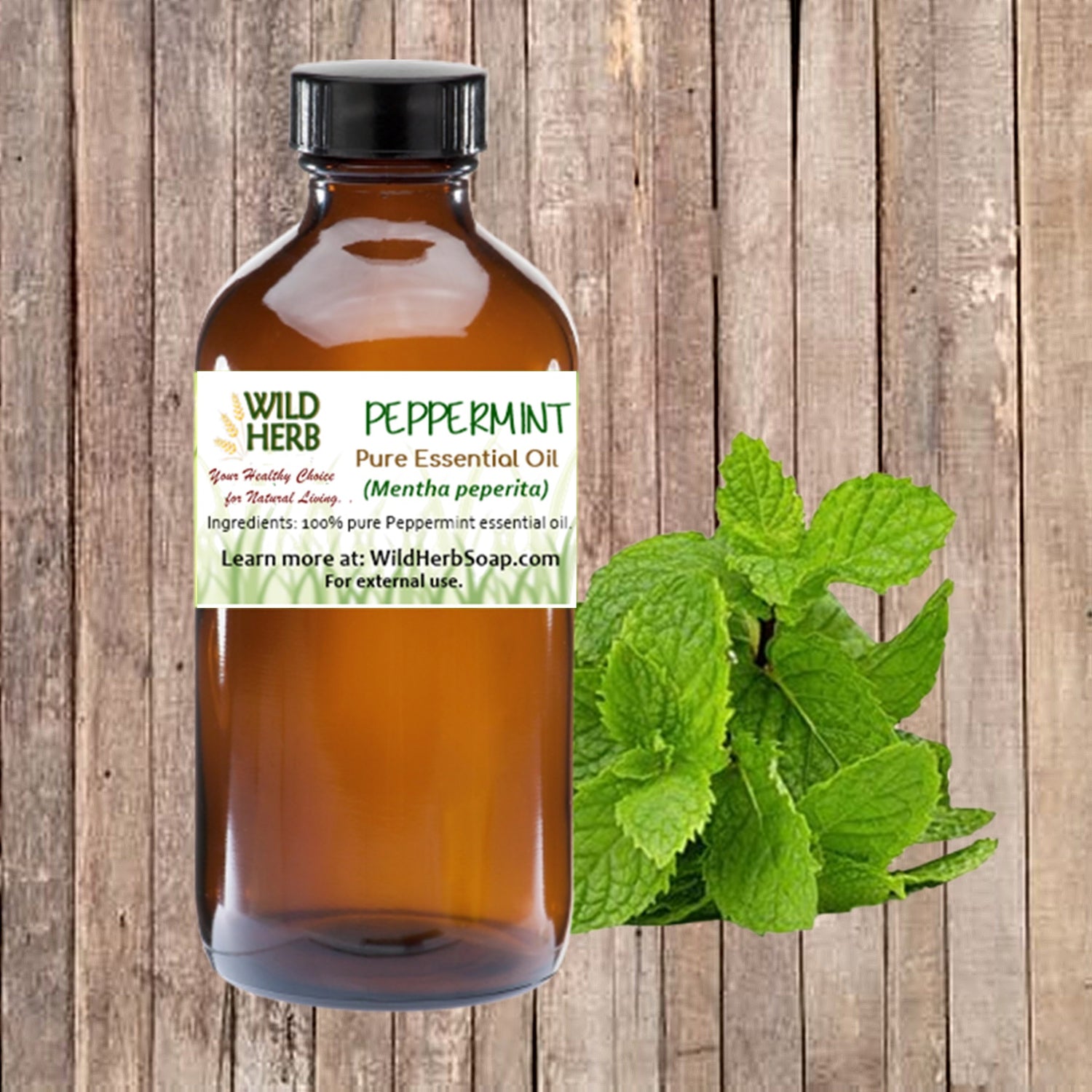 Peppermint Pure Essential Oil-Wild Herb Your Healthy Choice for Natural Living