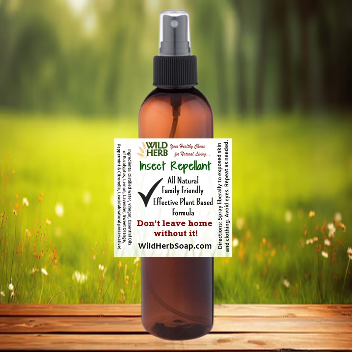 Insect Repellant Pest Spray-Wild Herb Your Healthy Choice for Natural Living
