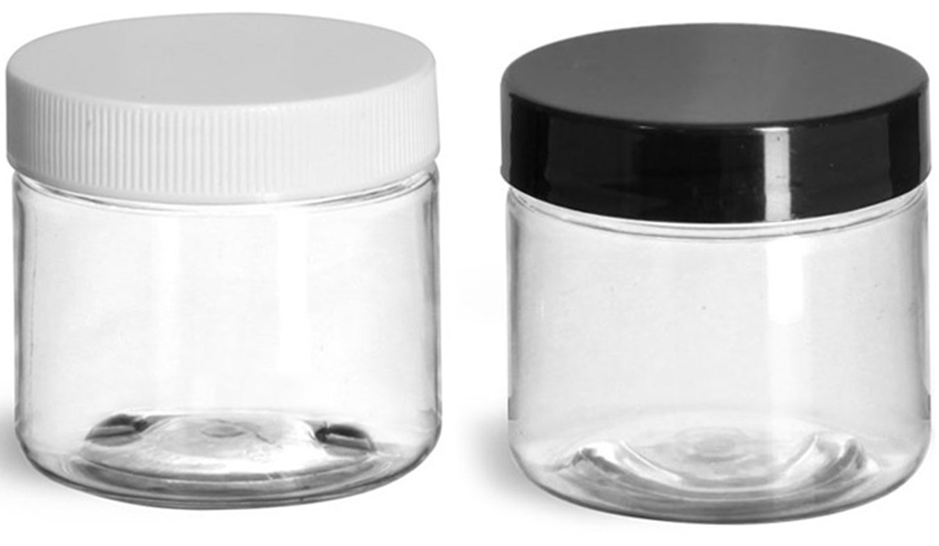 Jars, 2 oz. size w/lid (Set of 10)-Wild Herb Your Healthy Choice for Natural Living