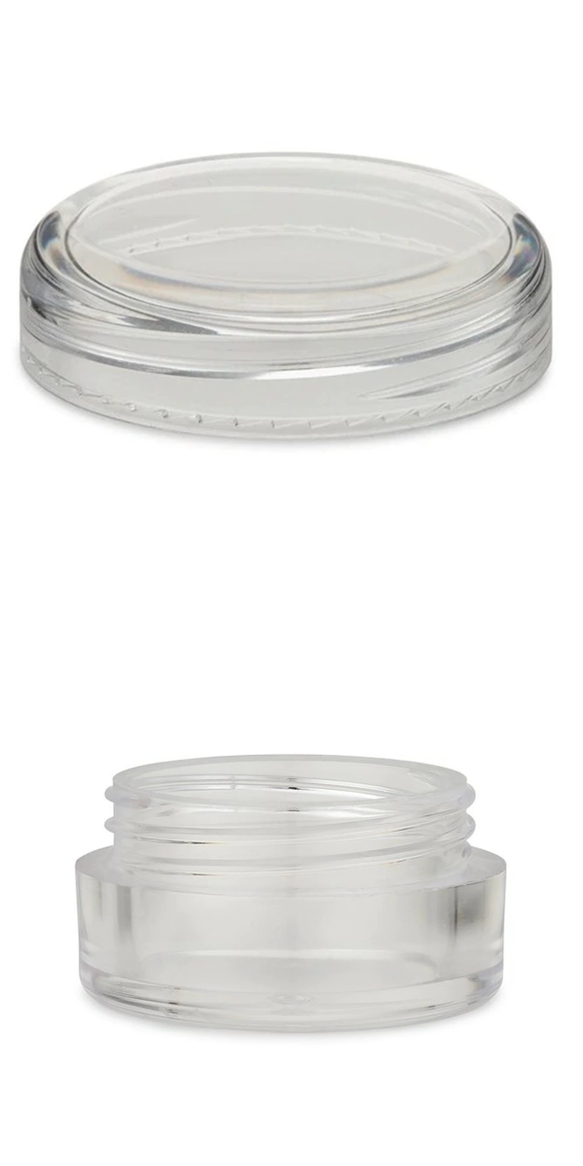 Clear Acrylic Containers, Sample Size-Wild Herb Your Healthy Choice for Natural Living
