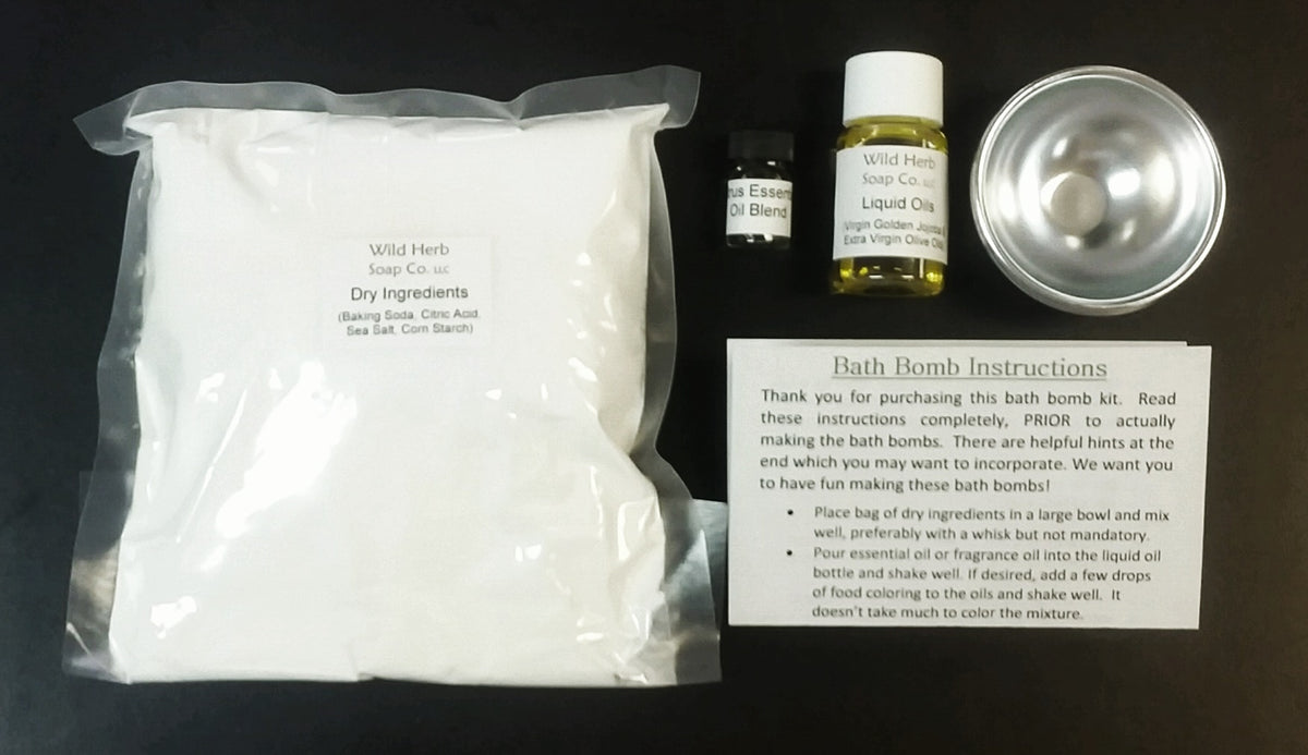 Soak Bath Bomb Making Kit 100% Natural & Vegan Ingredients Make