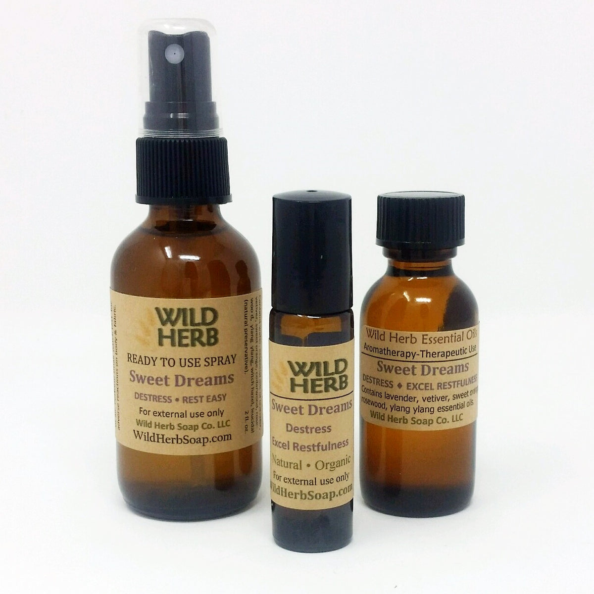 Sweet Dreams Pure Essential Oil Blend By Wild Herb Promotes Restfulness