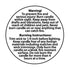 Candle Warning Stickers, Set of 10-Wild Herb Your Healthy Choice for Natural Living