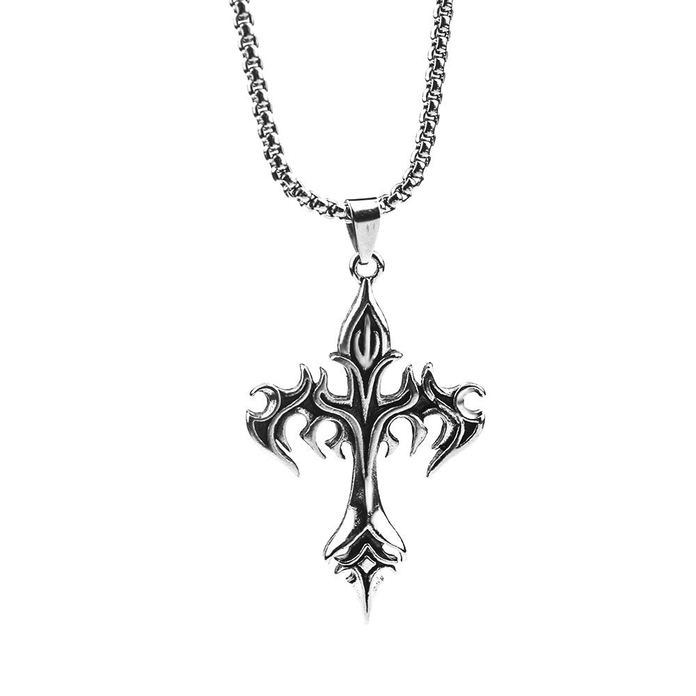 Gothic Cross Necklace-Wild Herb Your Healthy Choice for Natural Living