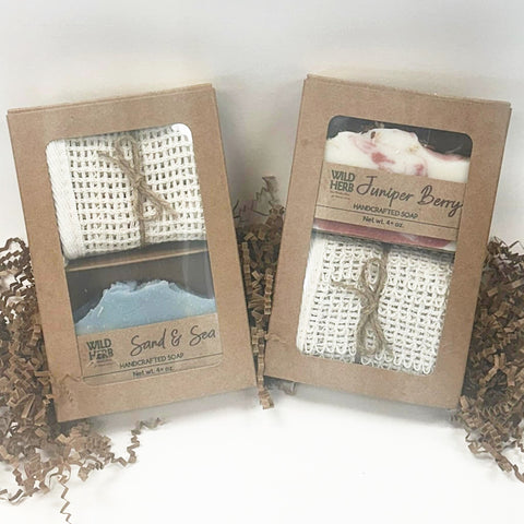 Soap & Sisal Cloth Boxed Gift Set