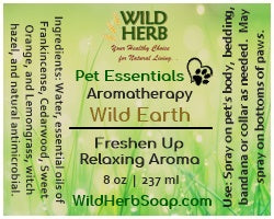 Wild Earth Refreshing Dog Aromatherapy Spray-Wild Herb Your Healthy Choice for Natural Living