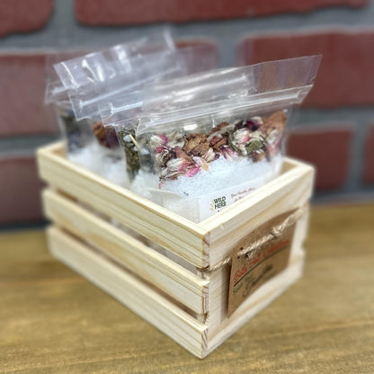 Bath Salts Collection Gift Set-Wild Herb Your Healthy Choice for Natural Living