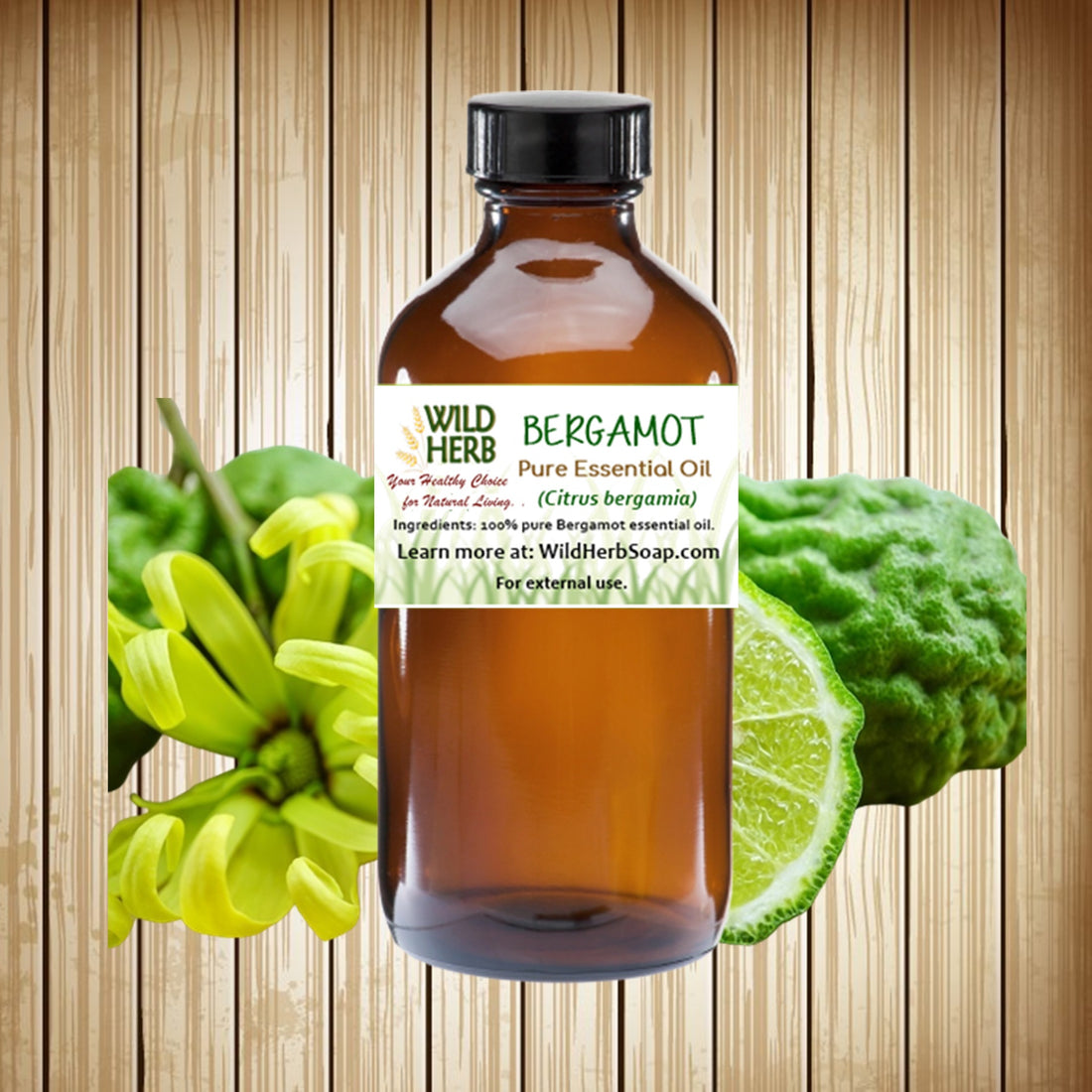 Bergamot Pure Essential Oil-Wild Herb Your Healthy Choice for Natural Living