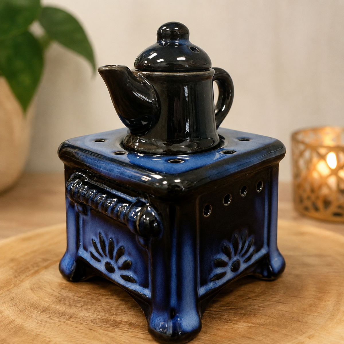 Oil Warmer, Tea Pot