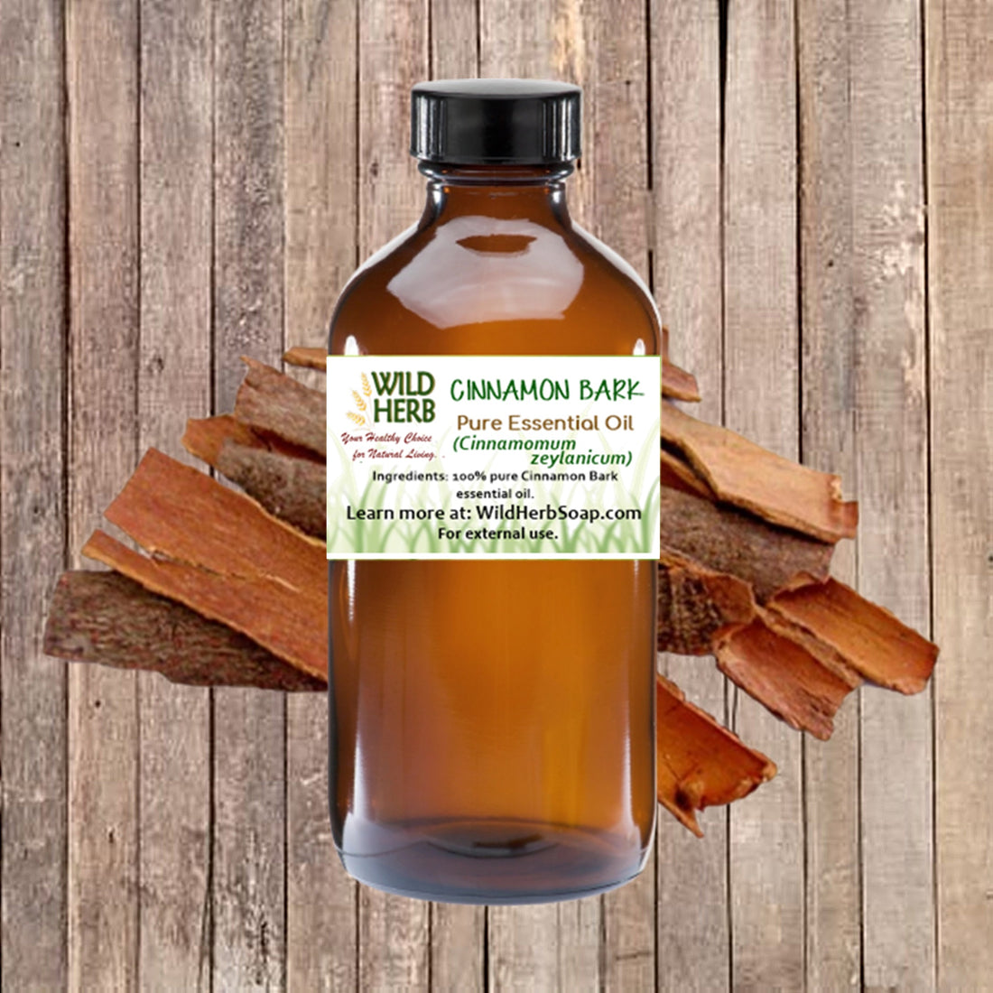 Cinnamon Bark Pure Essential Oil-Wild Herb Your Healthy Choice for Natural Living
