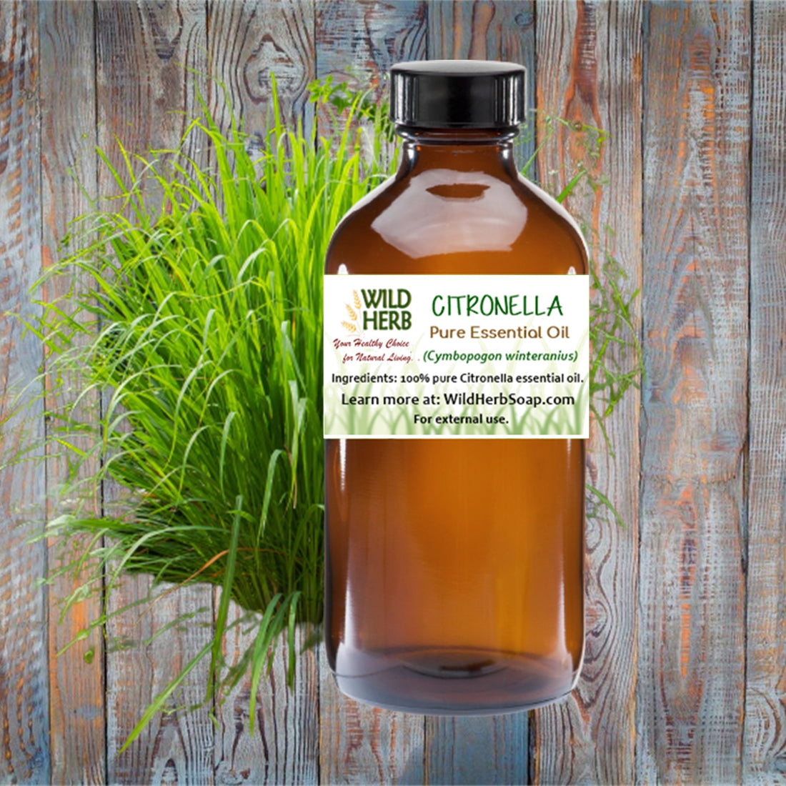 Citronella Pure Essential Oil-Wild Herb Your Healthy Choice for Natural Living