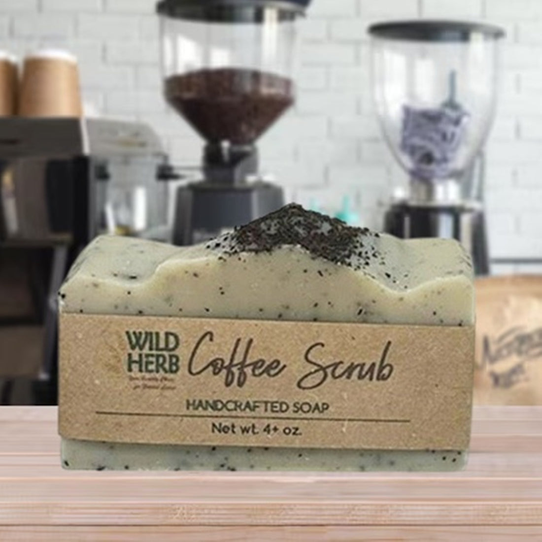 Coffee Scrub Natural Soap Bar-Wild Herb Your Healthy Choice for Natural Living