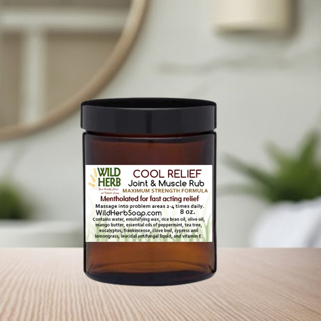 Cool Relief Joint and Muscle Pain Cream-Wild Herb Your Healthy Choice for Natural Living