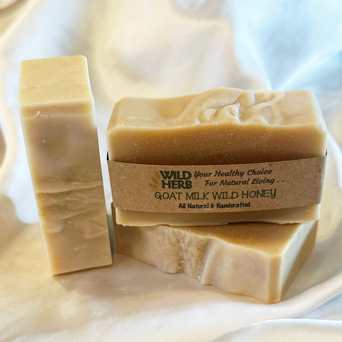 Goat Milk Wild Honey Natural Soap Bar-Wild Herb Your Healthy Choice for Natural Living