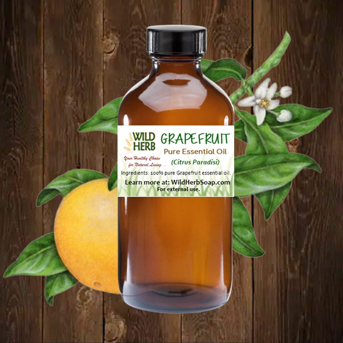 Grapefruit Pure Essential Oil-Wild Herb Your Healthy Choice for Natural Living