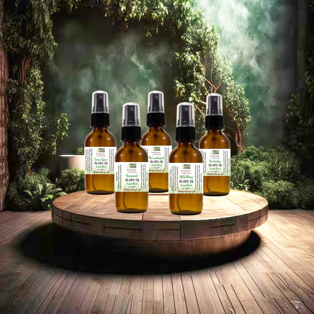 Beard Oil, Growth Blend-Wild Herb Your Healthy Choice for Natural Living