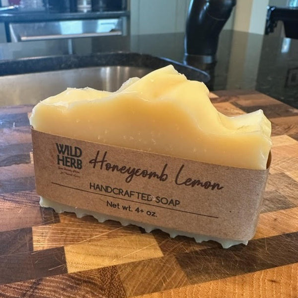 Honeycomb Lemon Natural Soap Bar