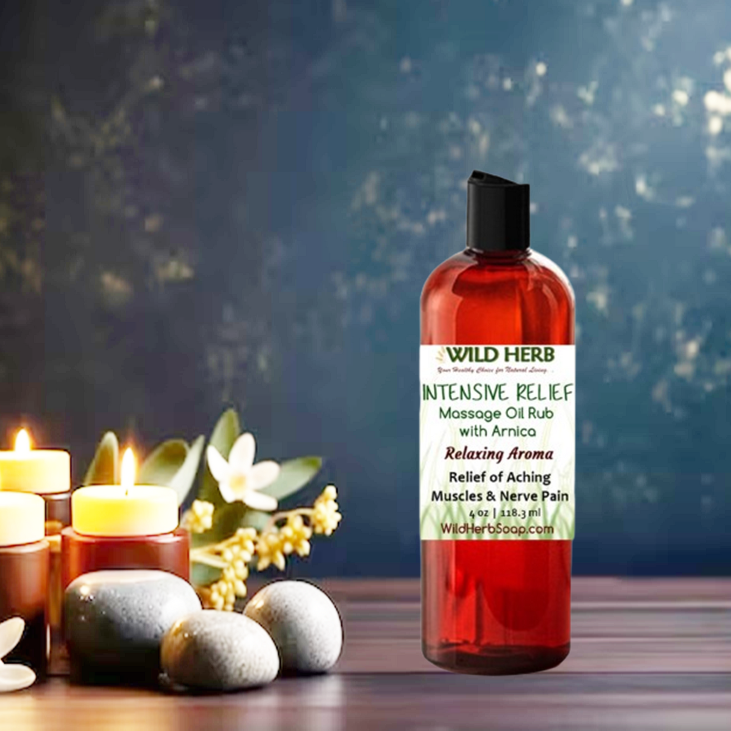 Intensive Relief Massage Oil Rub-Wild Herb Your Healthy Choice for Natural Living