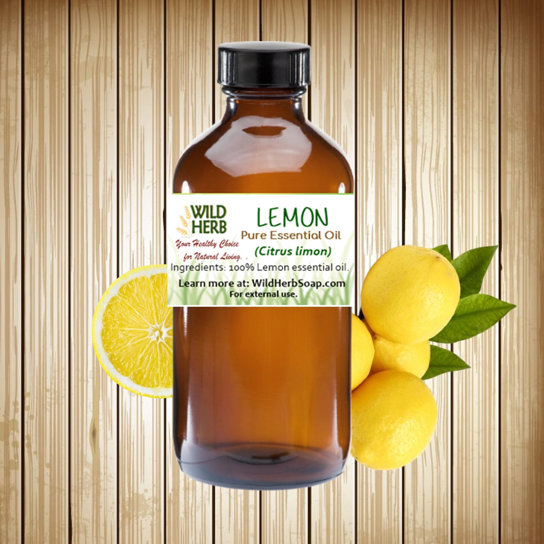 Lemon Pure Essential Oil-Wild Herb Your Healthy Choice for Natural Living