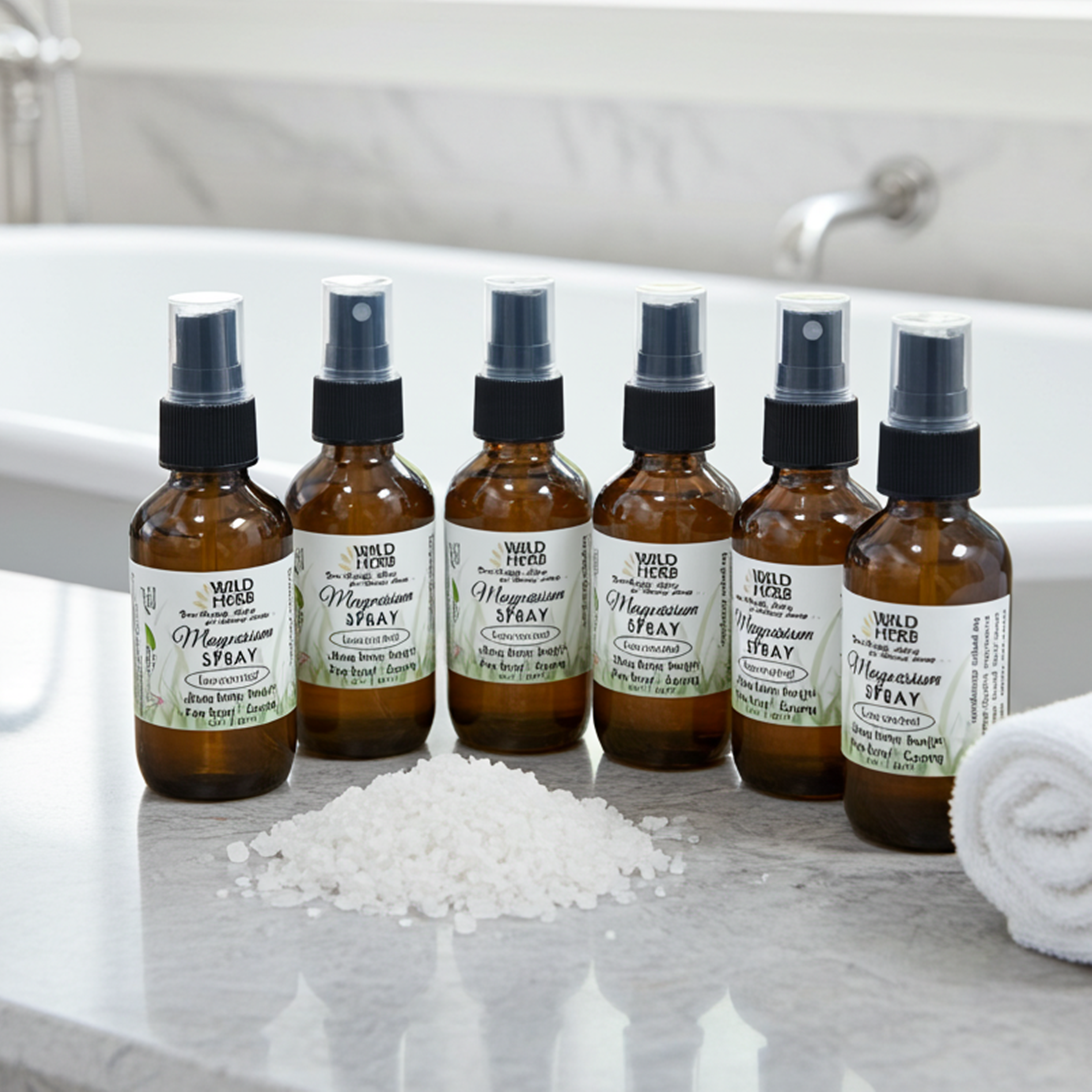 magnesium topical oil spray in 5 scents or unscented 