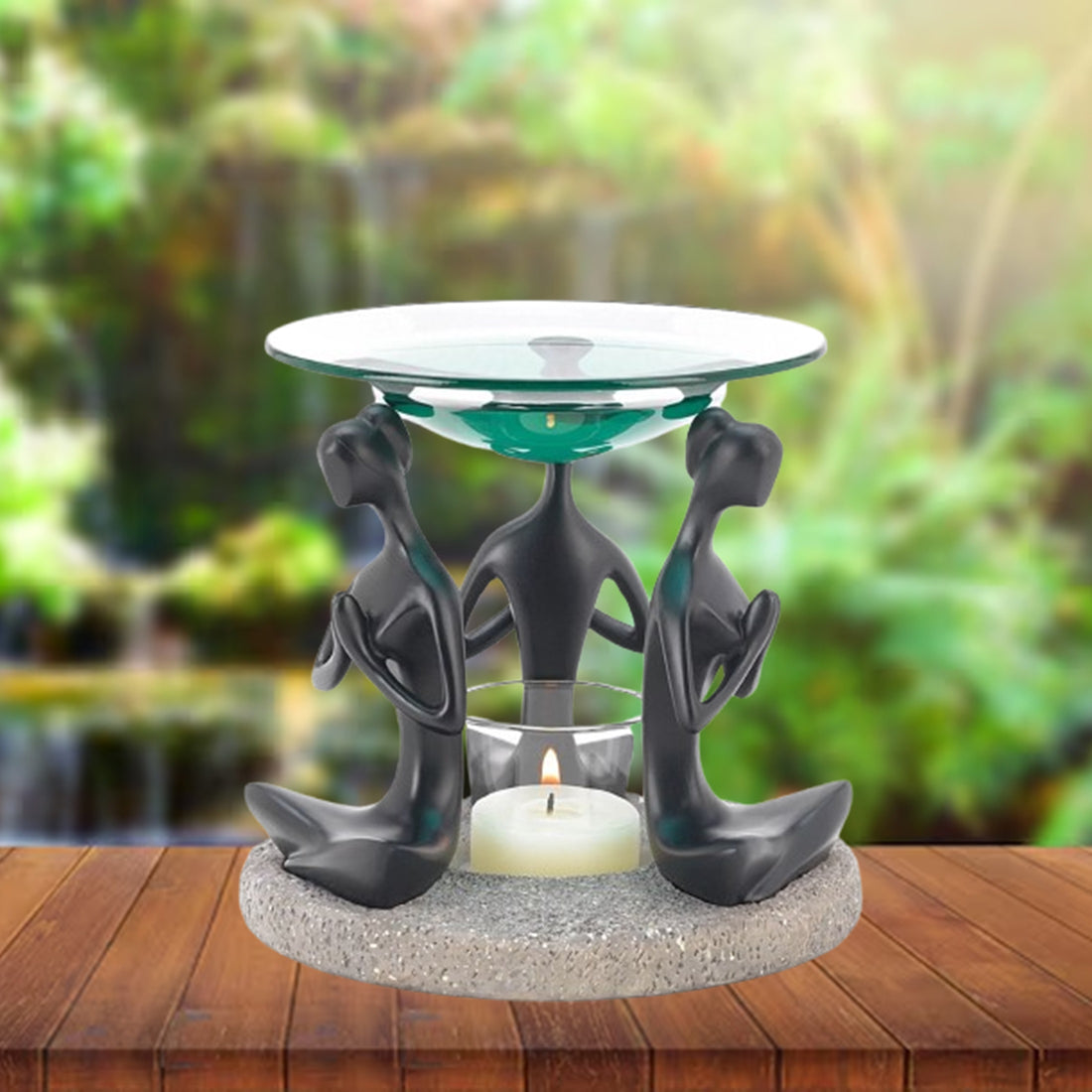 Oil Warmer, Women Trio Meditation-Wild Herb Your Healthy Choice for Natural Living