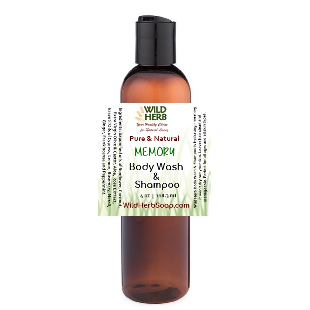 Liquid Body Wash &amp; Shampoo-Wild Herb Your Healthy Choice for Natural Living