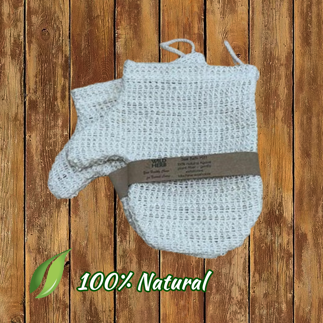 Sisal Natural Exfoliating Mitt (Set of 2)-Wild Herb Your Healthy Choice for Natural Living