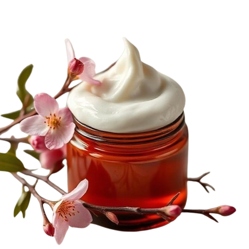 jar full of whipped creamy soft moisturizer thick body lotion