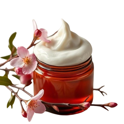 jar full of whipped creamy soft moisturizer thick body lotion