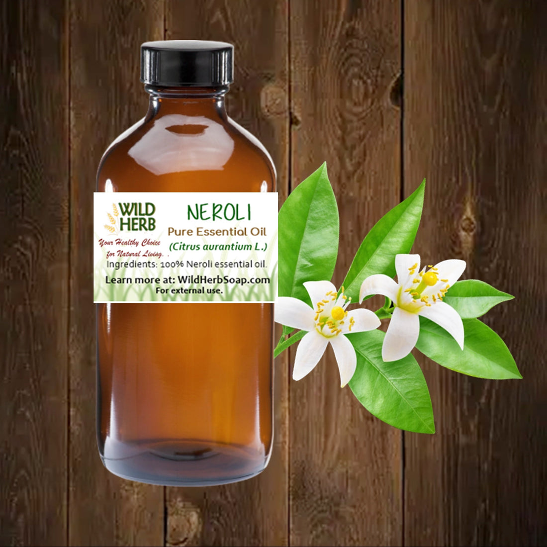 Neroli Pure Essential Oil-Wild Herb Your Healthy Choice for Natural Living