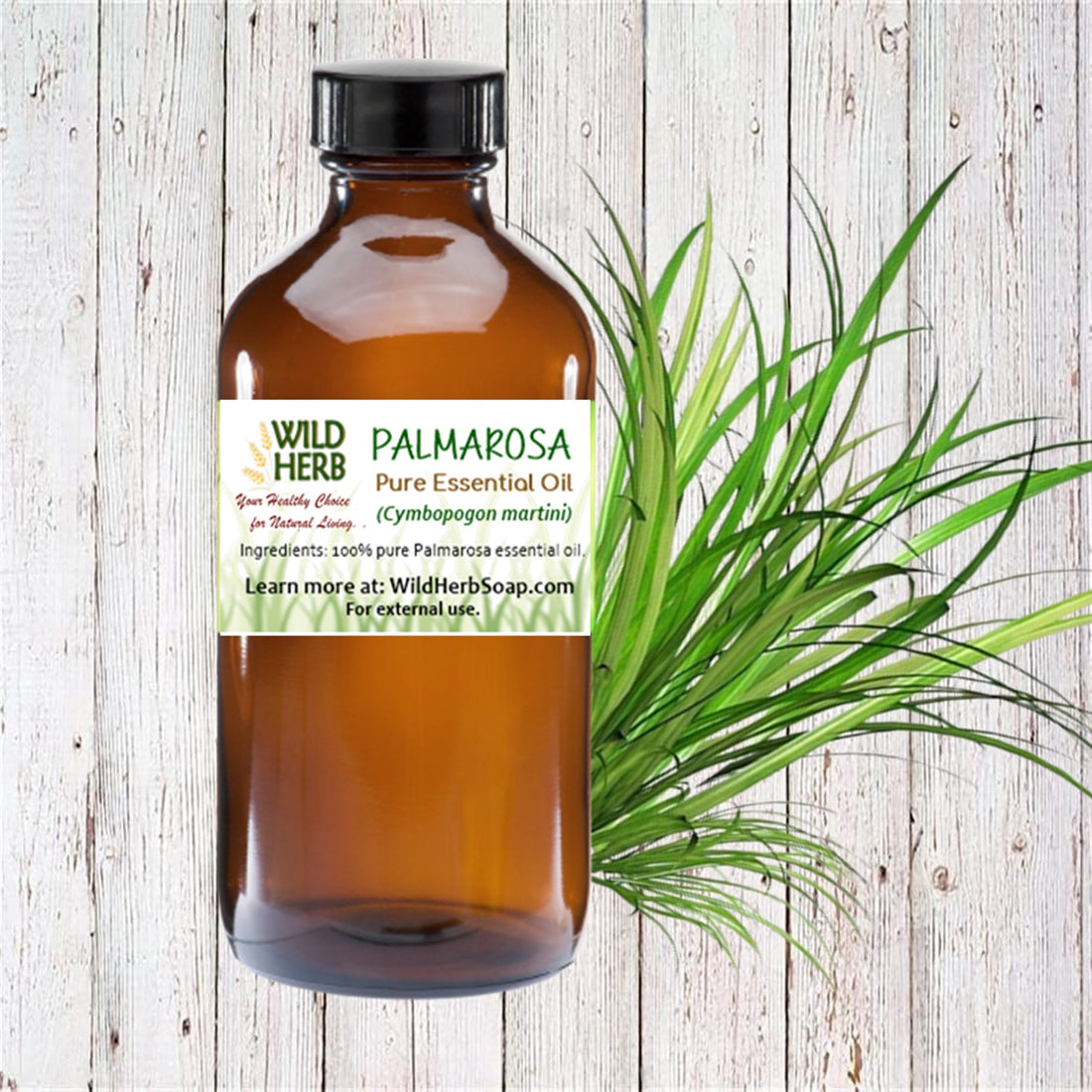 Palmarosa Pure Essential Oil-Wild Herb Your Healthy Choice for Natural Living