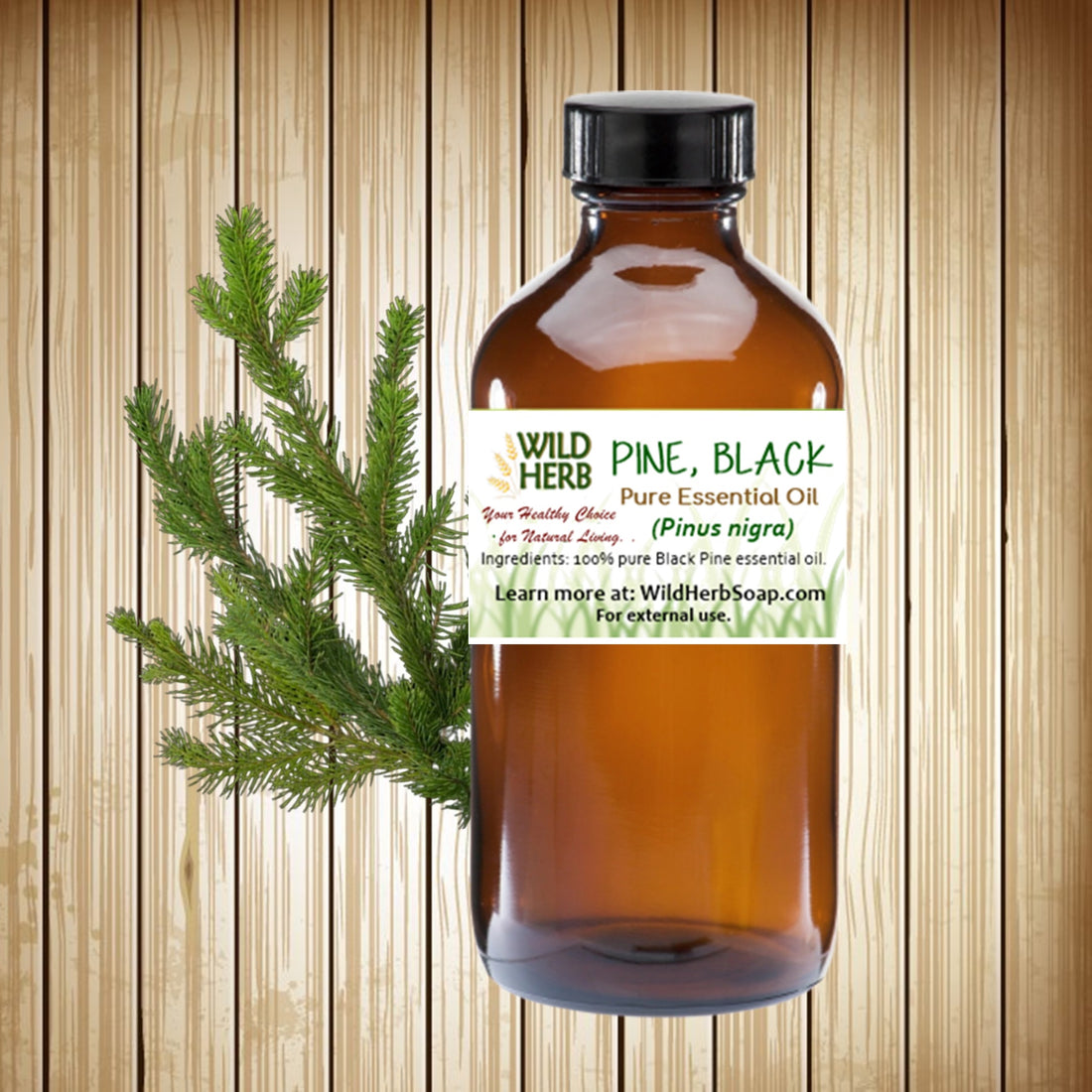 Pine, Black Pure Essential Oil-Wild Herb Your Healthy Choice for Natural Living
