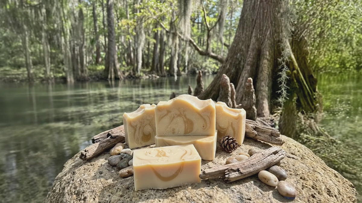 Driftwood Natural Soap Bar, Essential Oil Scent