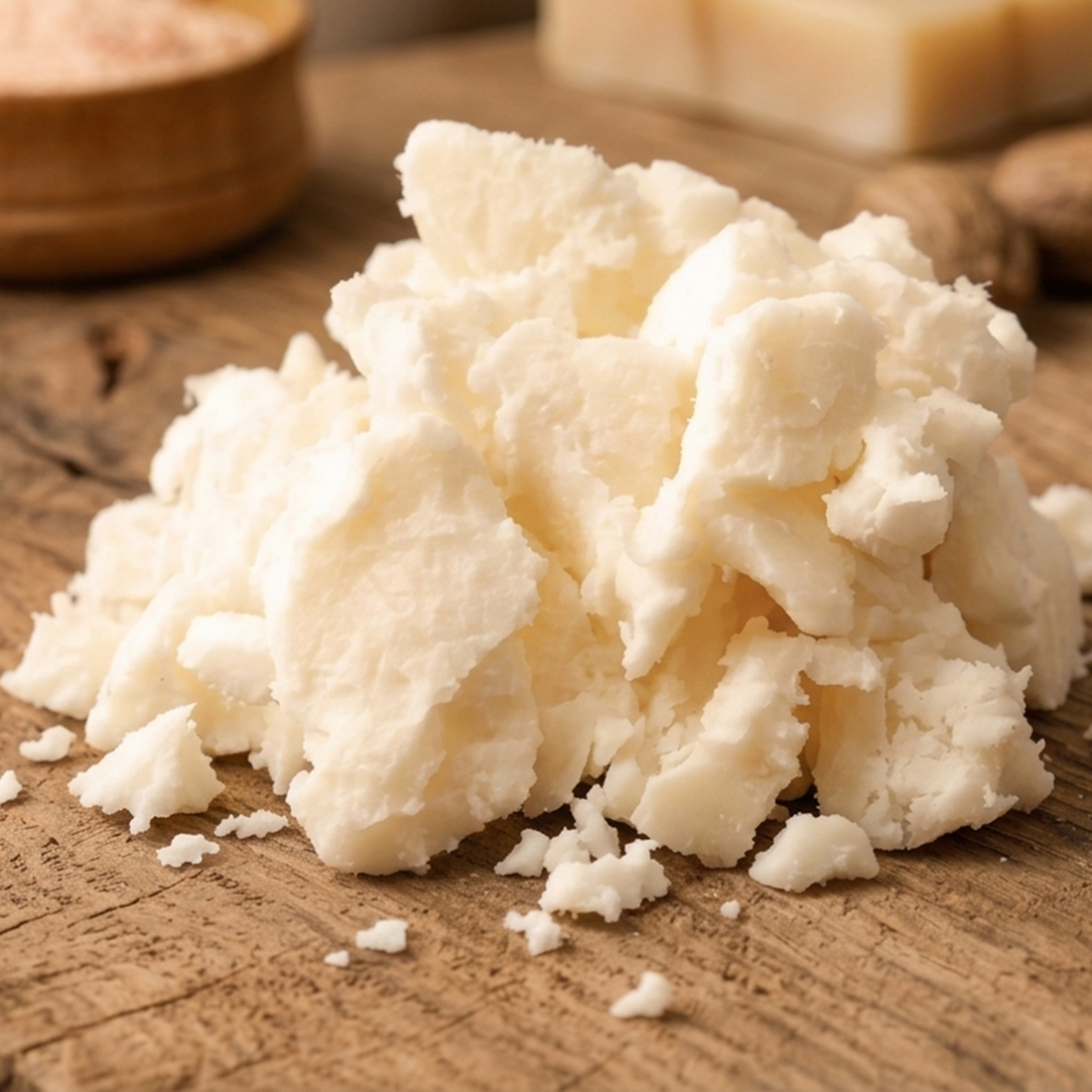 unrefined pure fresh mango butter