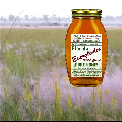 Florida Everglades Wilderness Pure Raw Unfiltered Honey
