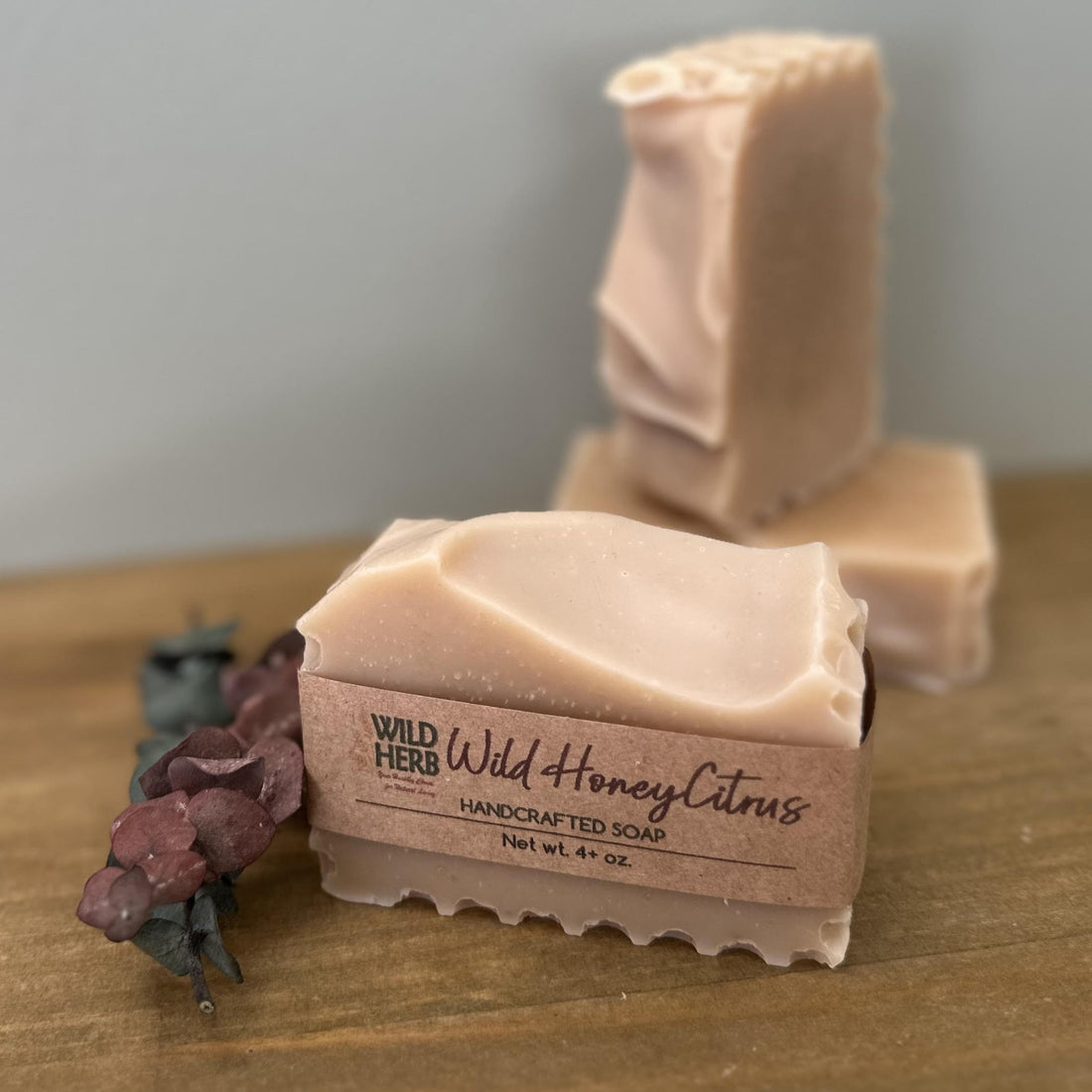 Wild Honey Citrus Natural Soap Bar-Wild Herb Your Healthy Choice for Natural Living