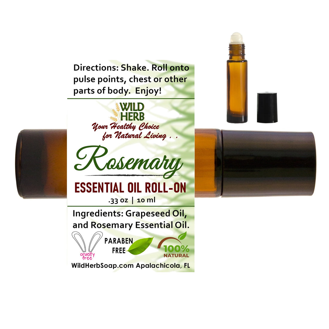 Rosemary Essential Oil Roller-Wild Herb Your Healthy Choice for Natural Living