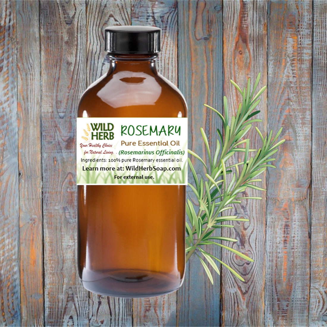 Rosemary Pure Essential Oil-Wild Herb Your Healthy Choice for Natural Living