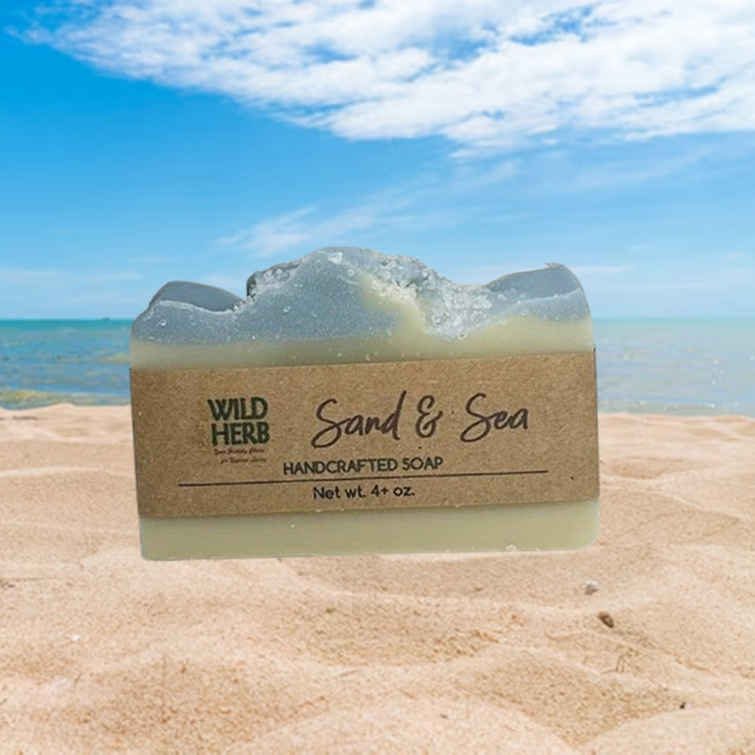 Sand and Sea Natural Soap Bar-Wild Herb Your Healthy Choice for Natural Living