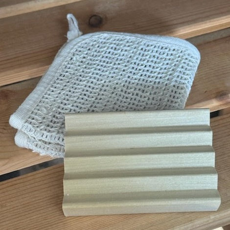 Soap Bar, Dish &amp; Sisal Cloth (Boxed Set)-Wild Herb Your Healthy Choice for Natural Living