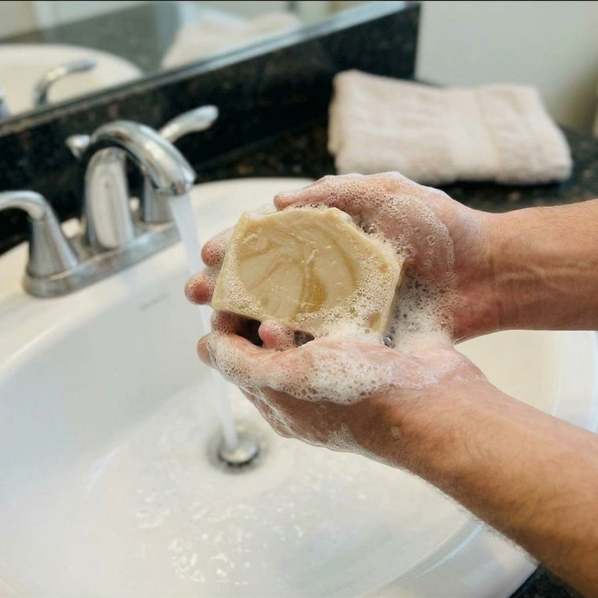 Driftwood Natural Soap Bar, Essential Oil Scent
