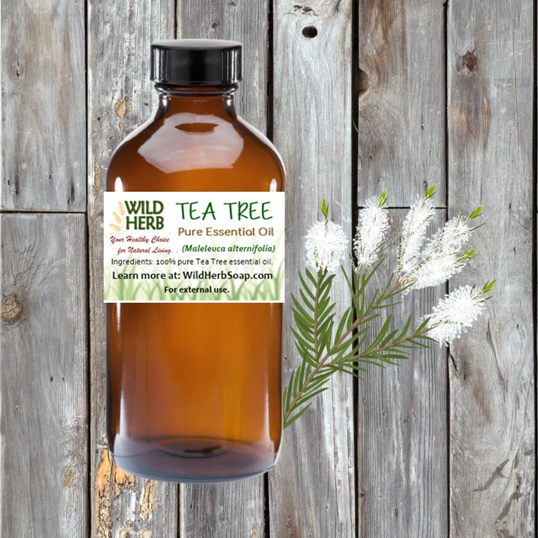 Tea Tree Pure Essential Oil-Wild Herb Your Healthy Choice for Natural Living