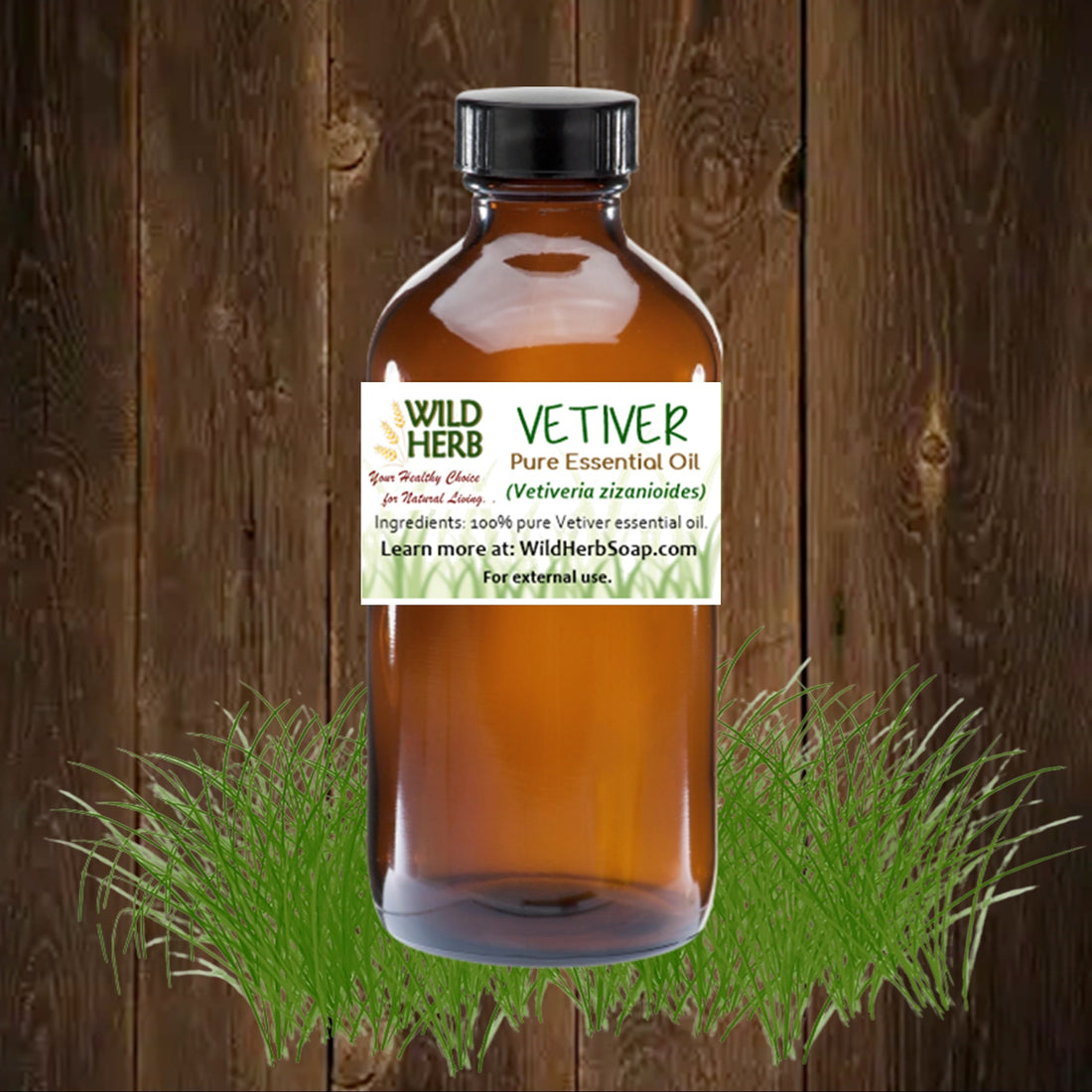 Vetiver Pure Essential Oil-Wild Herb Your Healthy Choice for Natural Living