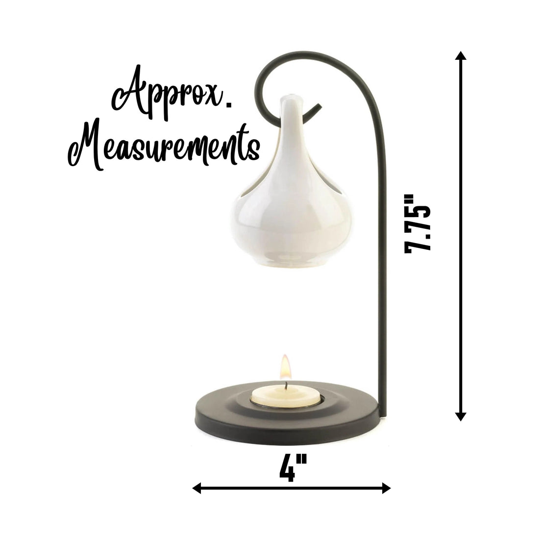 Oil Warmer, Green Hanging Pot + Oil-Wild Herb Your Healthy Choice for Natural Living